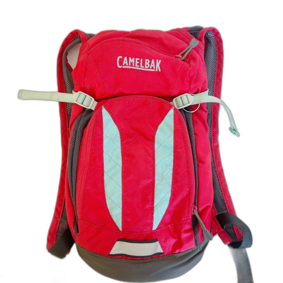 Camelbak Mini M.U.L.E. Hydration Pack Mini Backpack Hiking Running Pink and Mint - Picture 1 of 7